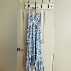 Hollister Blue Floral Dress
